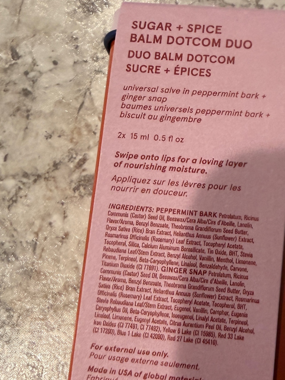 NIB Glossier Sugar + Spice Balm Dotcom Duo - Picture 4 of 8